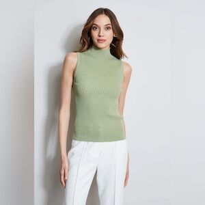 T-Tahari Sleeveless Mock Turtleneck Top!
